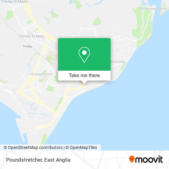 Poundstretcher map