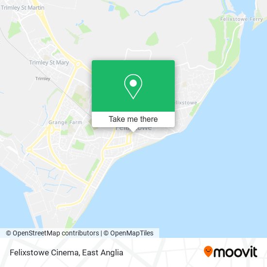 Felixstowe Cinema map
