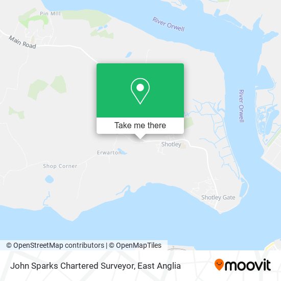 John Sparks Chartered Surveyor map