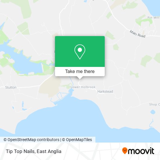 Tip Top Nails map