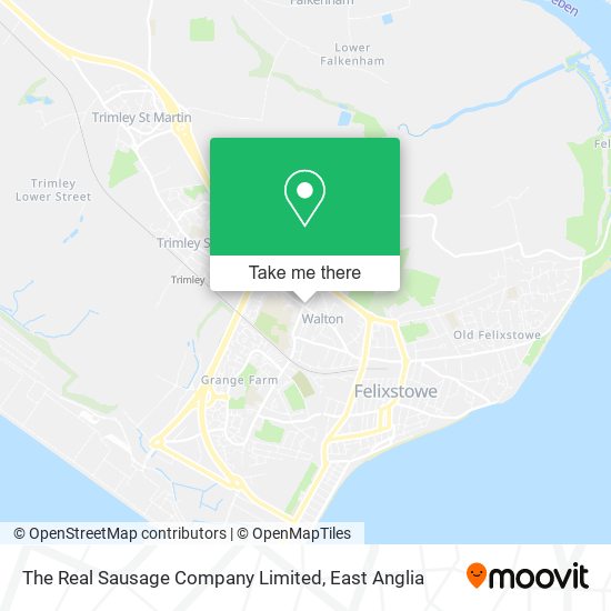 The Real Sausage Company Limited map