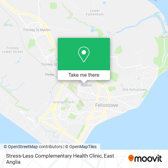 Stress-Less Complementary Health Clinic map