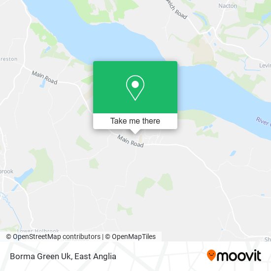 Borma Green Uk map