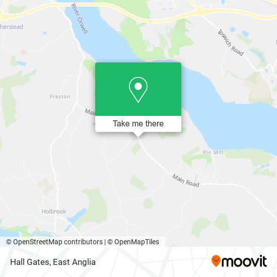 Hall Gates map