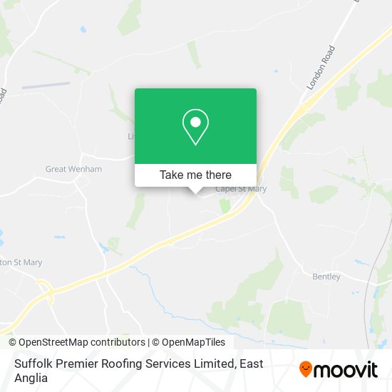 Suffolk Premier Roofing Services Limited map