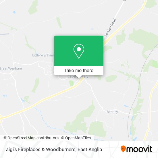 Zigi's Fireplaces & Woodburners map
