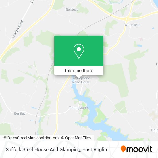 Suffolk Steel House And Glamping map