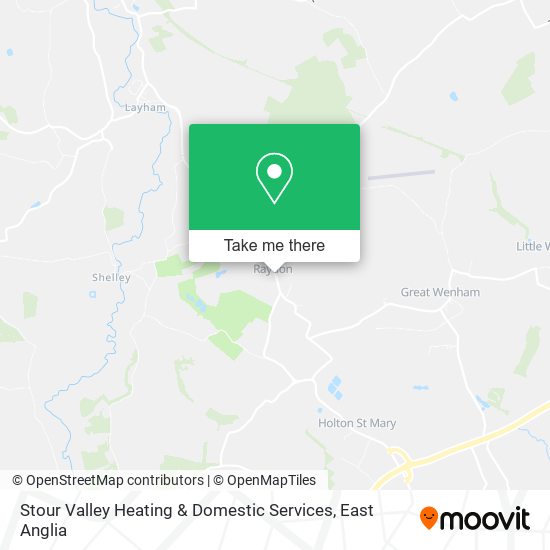 Stour Valley Heating & Domestic Services map