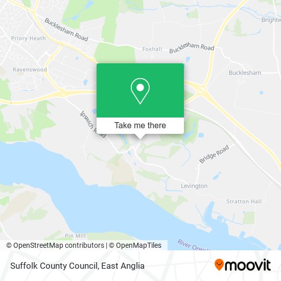 Suffolk County Council map