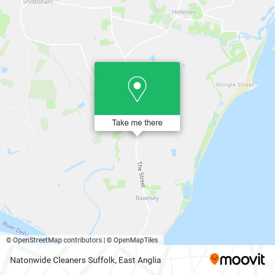 Natonwide Cleaners Suffolk map