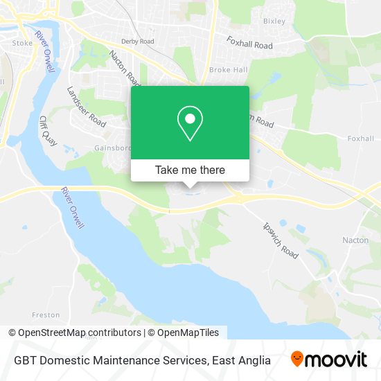 GBT Domestic Maintenance Services map