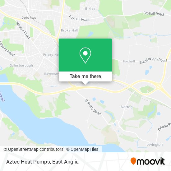 Aztec Heat Pumps map