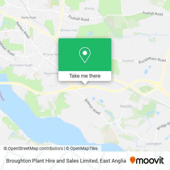 Broughton Plant Hire and Sales Limited map