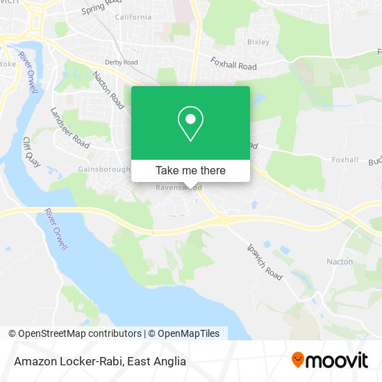 Amazon Locker-Rabi map