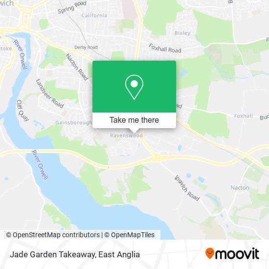 Jade Garden Takeaway map