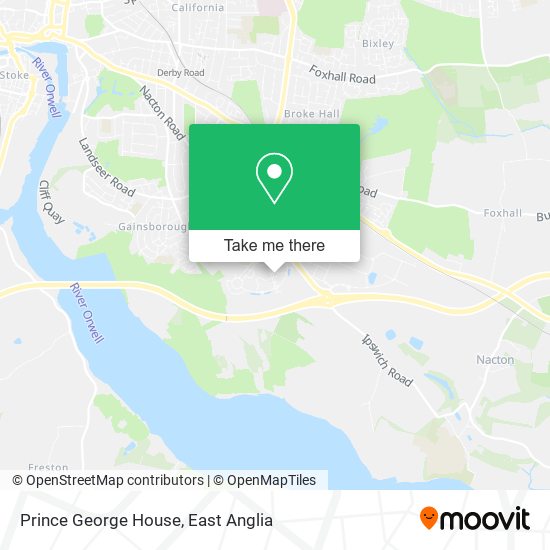 Prince George House map