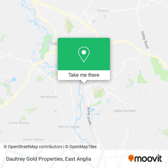Daultrey Gold Properties map
