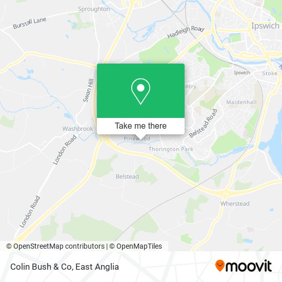 Colin Bush & Co map