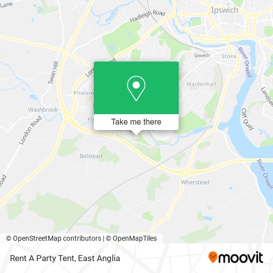 Rent A Party Tent map