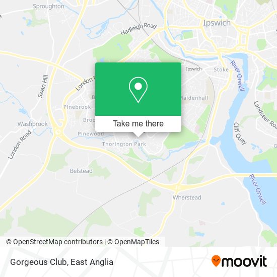 Gorgeous Club map