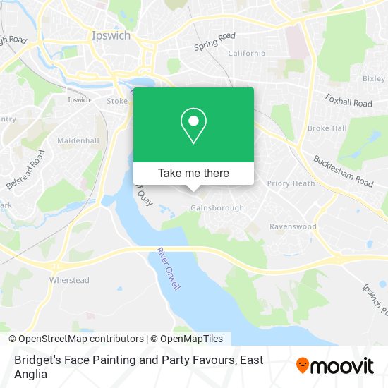 Bridget's Face Painting and Party Favours map