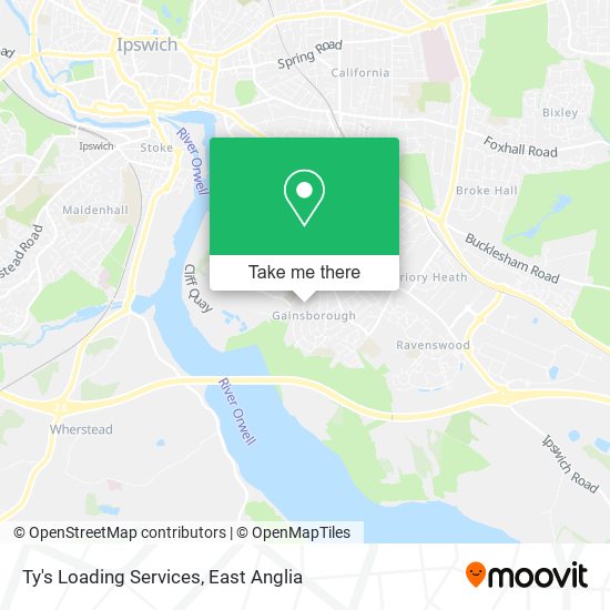 Ty's Loading Services map