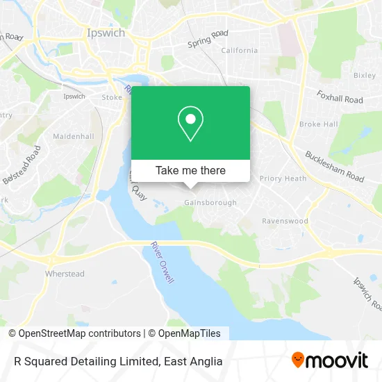 R Squared Detailing Limited map