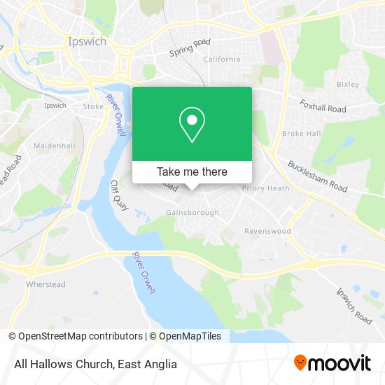 All Hallows Church map