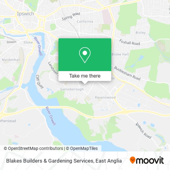 Blakes Builders & Gardening Services map
