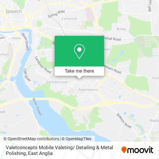 Valetconcepts Mobile Valeting/ Detailing & Metal Polishing map