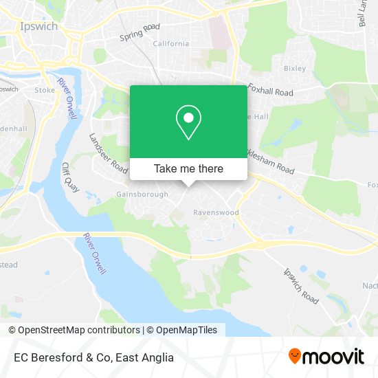 EC Beresford & Co map