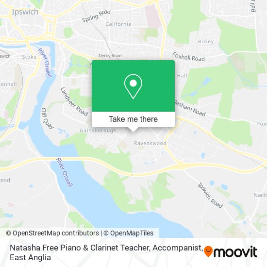 Natasha Free Piano & Clarinet Teacher, Accompanist map