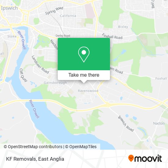 KF Removals map