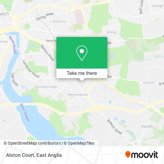 Alston Court map