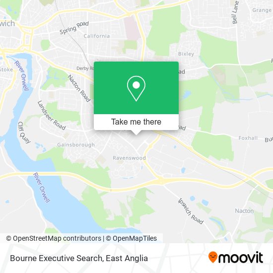 Bourne Executive Search map