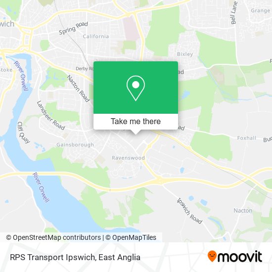 RPS Transport Ipswich map