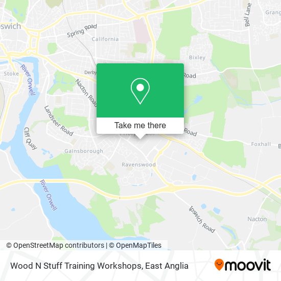 Wood N Stuff Training Workshops map