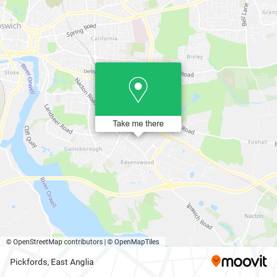 Pickfords map