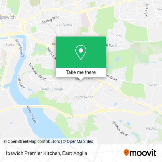 Ipswich Premier Kitchen map