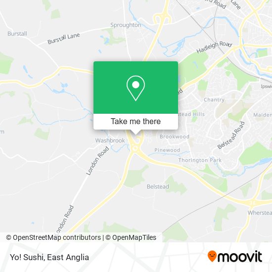 Yo! Sushi map