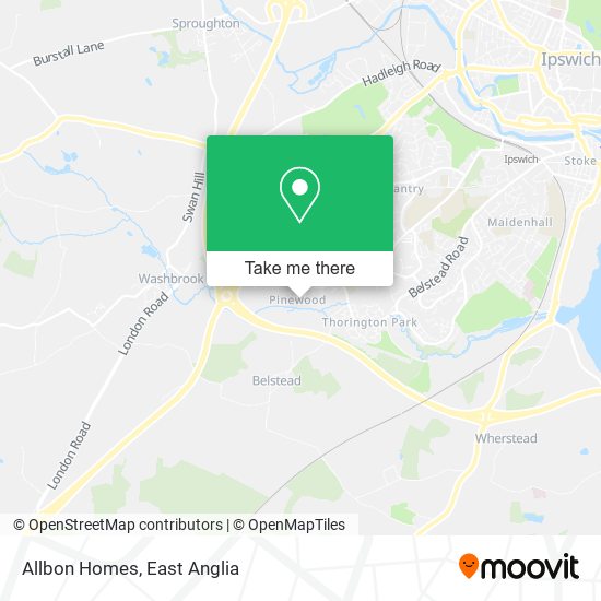 Allbon Homes map