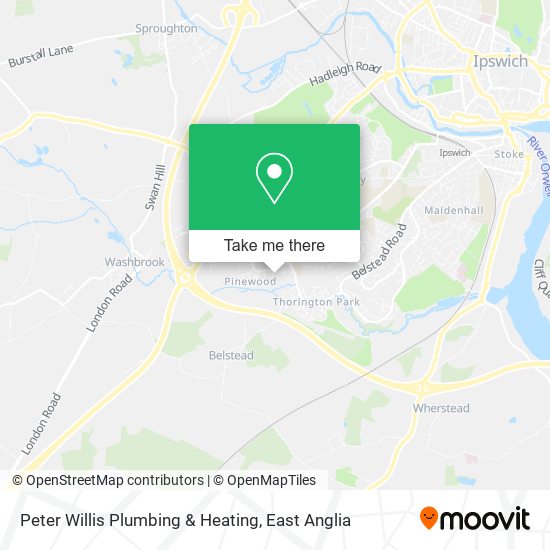 Peter Willis Plumbing & Heating map