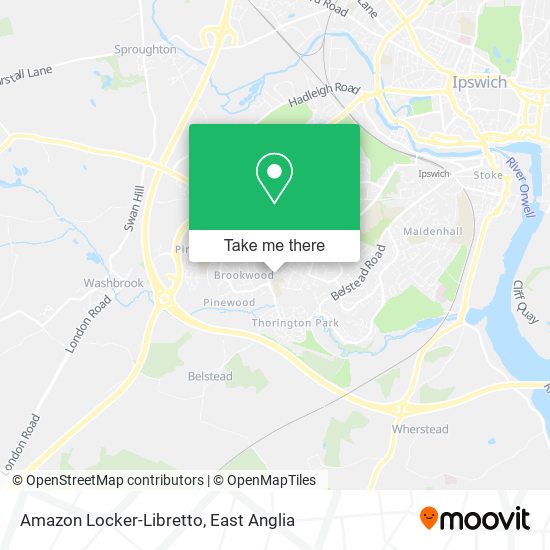 Amazon Locker-Libretto map