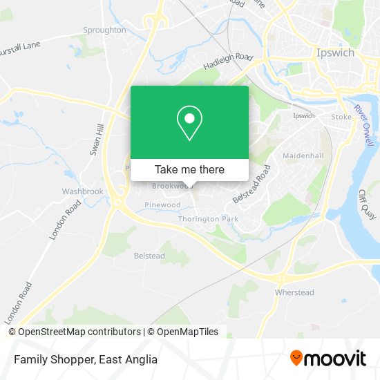 Family Shopper map