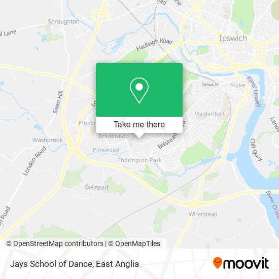 Jays School of Dance map