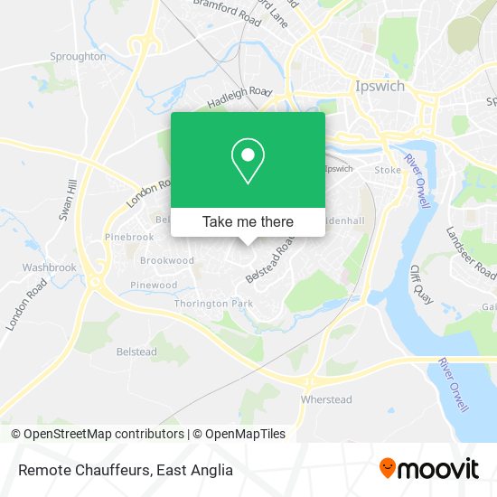 Remote Chauffeurs map