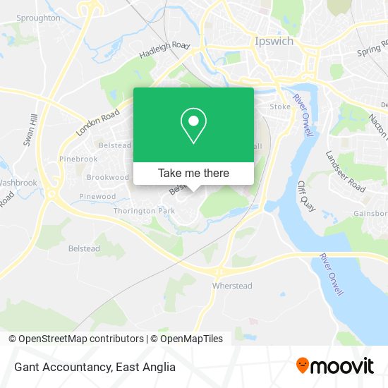 Gant Accountancy map