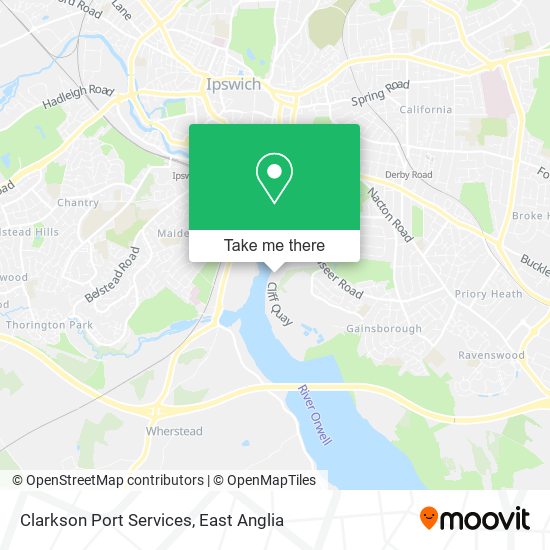 Clarkson Port Services map