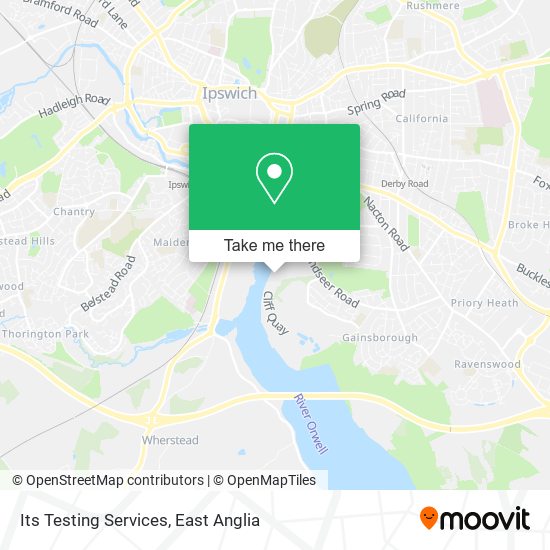 Its Testing Services map