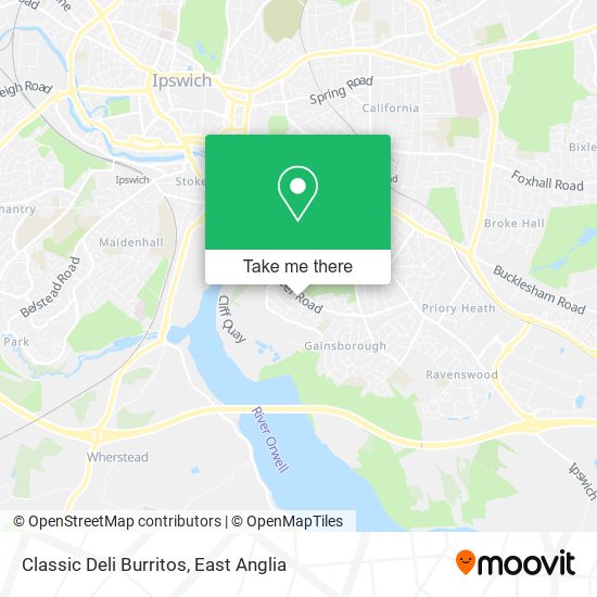 Classic Deli Burritos map
